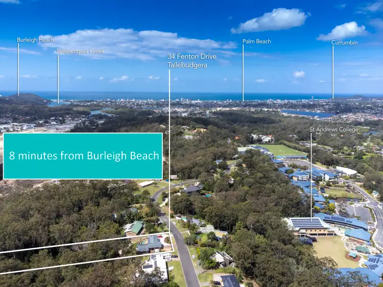 Second view of Homely house listing, 34 Fenton Drive, Tallebudgera QLD 4228