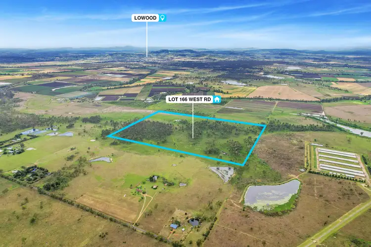 Main view of Homely land listing, 166 West Road, Coominya QLD 4311