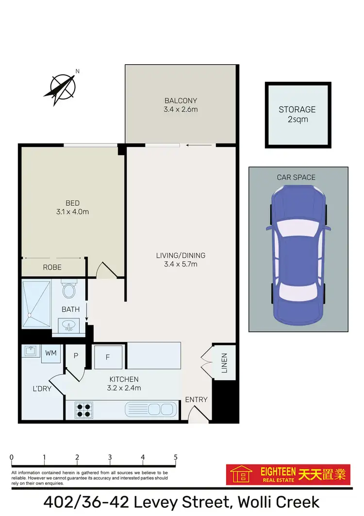 Seventh view of Homely apartment listing, 406/36-42 Levey Street, Wolli Creek NSW 2205