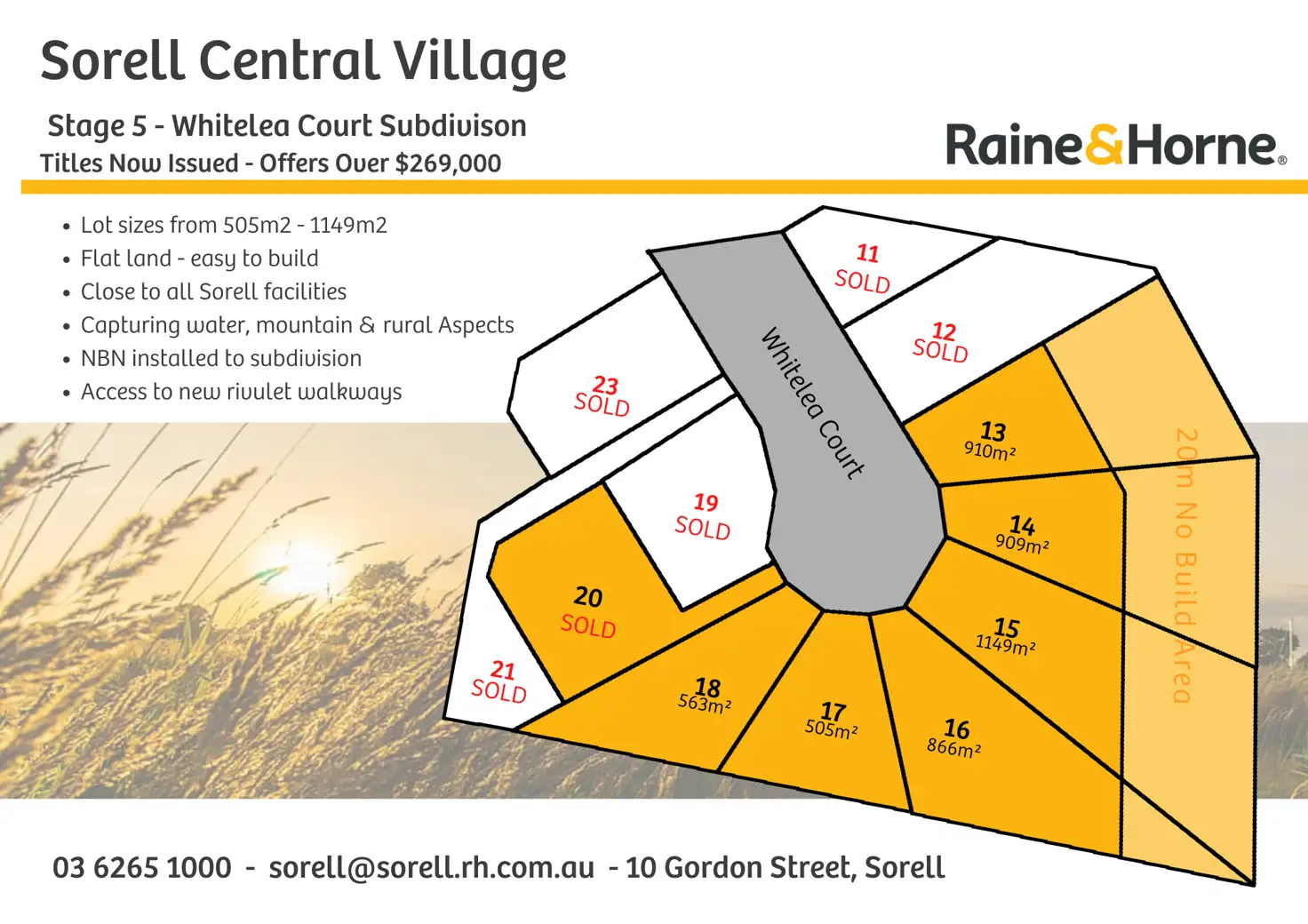 Main view of Homely land listing, Stage 5 Whitelea Court, Sorell TAS 7172