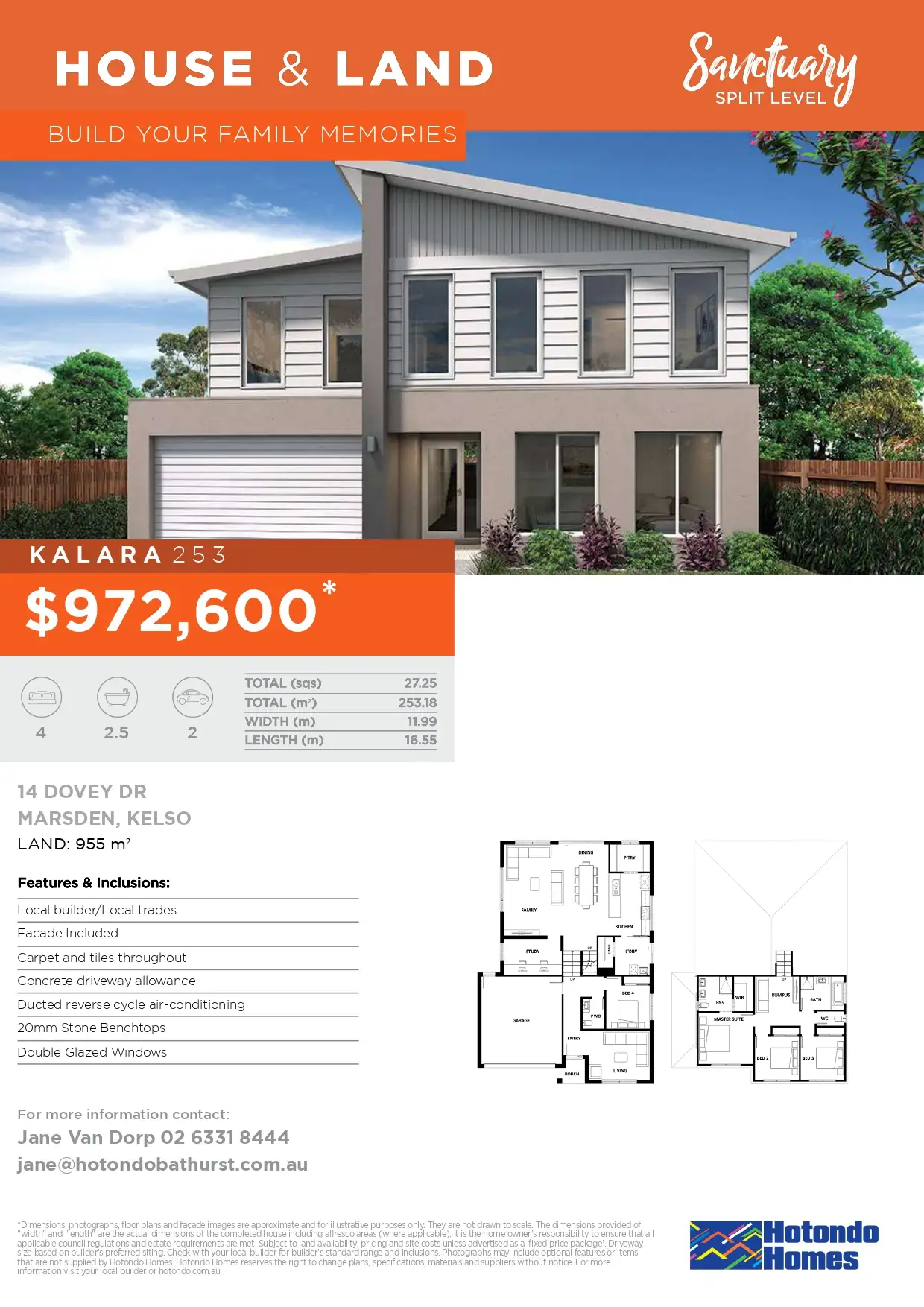 Main view of Homely land listing, 14 Dovey Drive, Kelso NSW 2795
