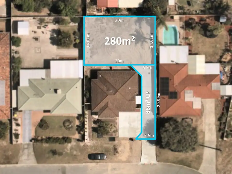 Main view of Homely land listing, LOT 2, 23 Myrna Way, Parkwood WA 6147