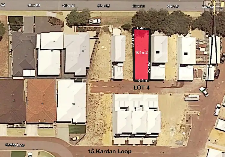 Main view of Homely land listing, LOT 11, 15 Kardan Loop, Falcon WA 6210