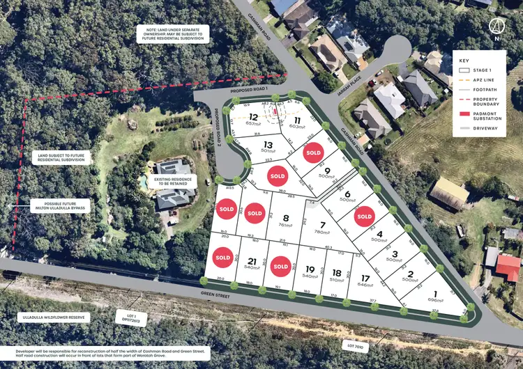 Second view of Homely land listing, Lots Cashman Road "Waratah Grove Estate", Ulladulla NSW 2539