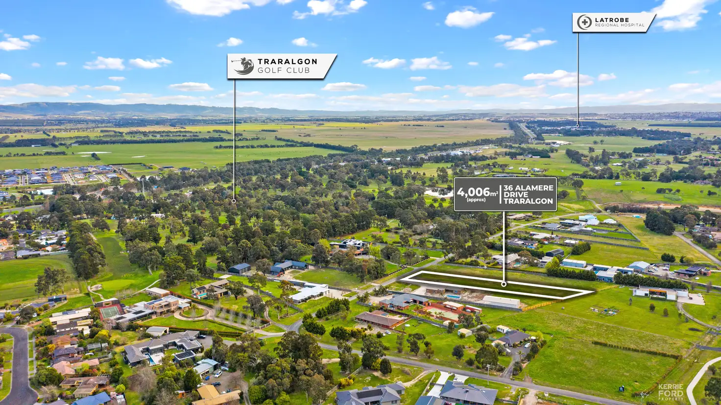 Main view of Homely land listing, 36 Alamere Drive, Traralgon VIC 3844