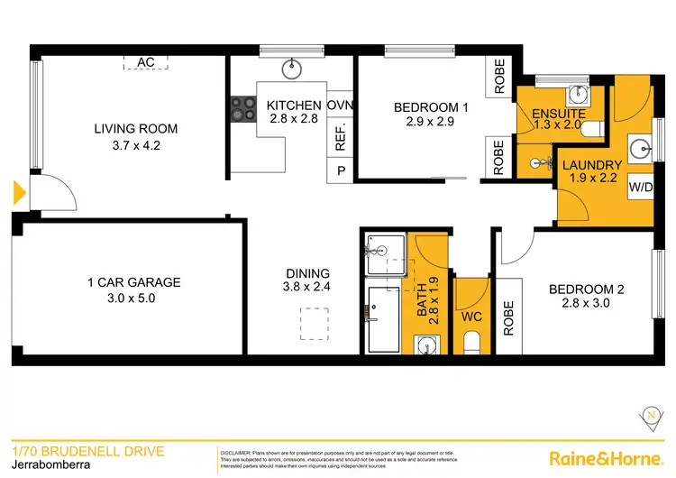 Second view of Homely house listing, 1/70 Brudenell Drive, Jerrabomberra NSW 2619
