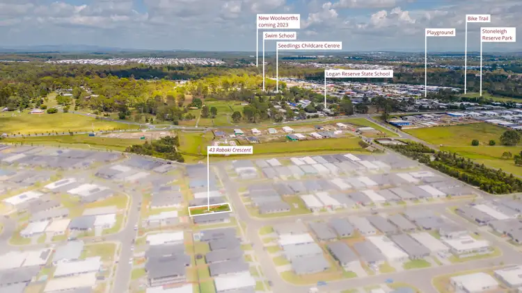 Main view of Homely land listing, 43 Raboki Crescent, Logan Reserve QLD 4133
