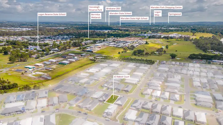 Second view of Homely land listing, 43 Raboki Crescent, Logan Reserve QLD 4133