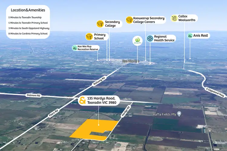 Second view of Homely land listing, 135 Hardys Road, Tooradin VIC 3980