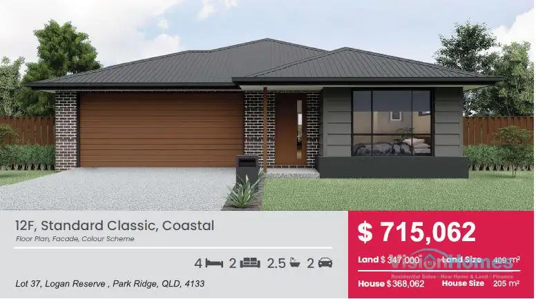 Main view of Homely land listing, LOT 37 Logan Reserve, Park Ridge South QLD 4125
