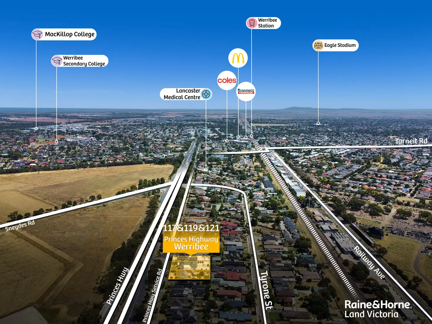 Main view of Homely land listing, 117, 119, 121 Princes Highway, Werribee VIC 3030