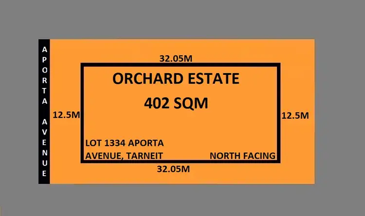 Main view of Homely land listing, Lot 1334 APORTA AVENUE, Tarneit VIC 3029