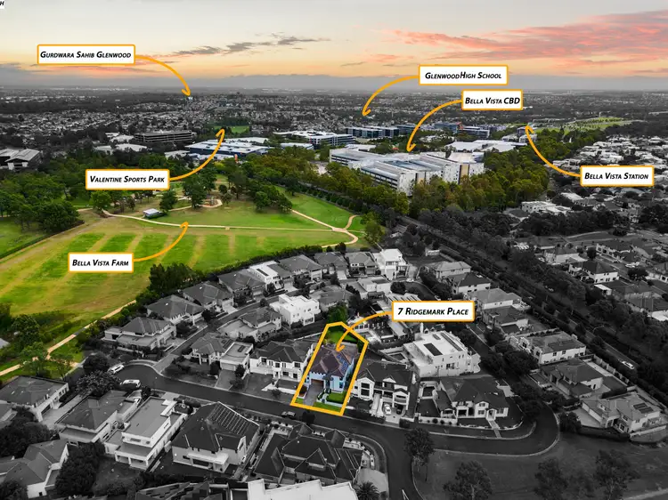 Second view of Homely house listing, 7 Ridgemark Place, Bella Vista NSW 2153