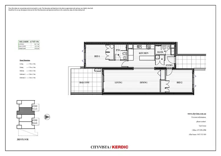 Third view of Homely unit listing, 19/70 Warringah Street, Everton Park QLD 4053