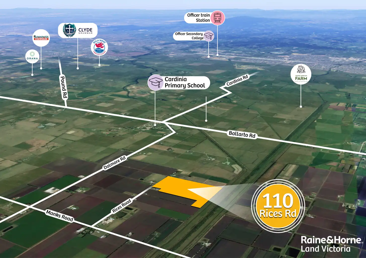 Main view of Homely land listing, 110 Rices Road, Dalmore VIC 3981