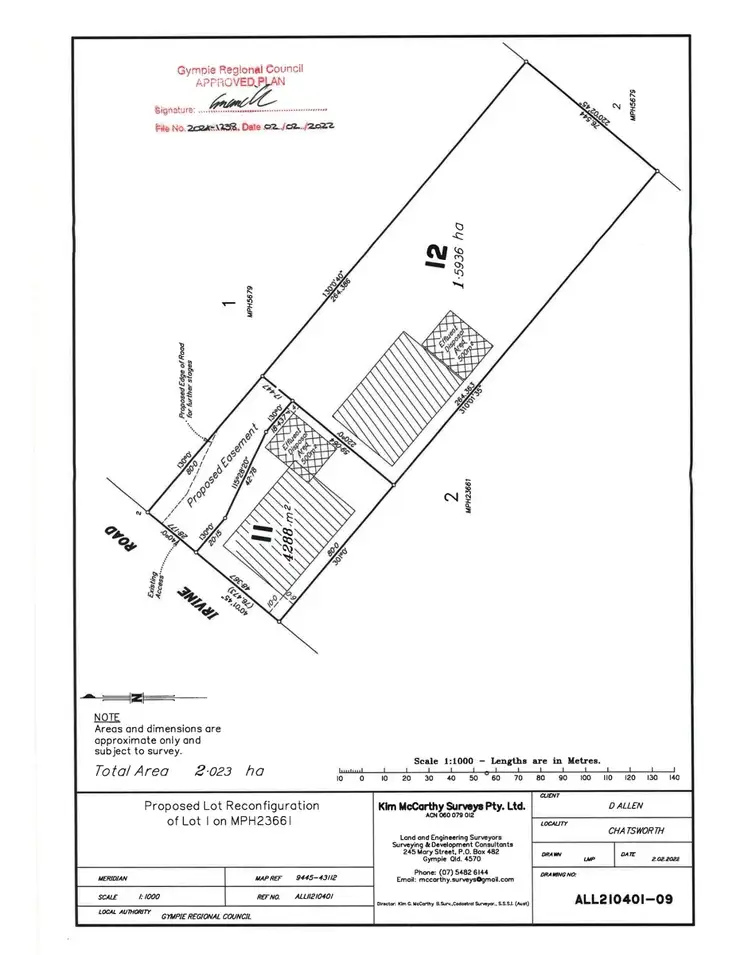 Second view of Homely land listing, LOT 1, MPH23661 Irvine Road, Chatsworth QLD 4570