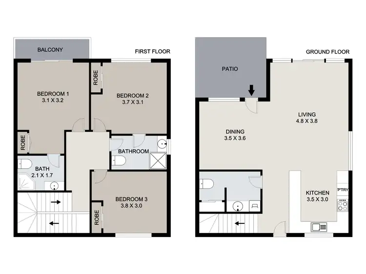 Second view of Homely townhouse listing, 3/14 Fowler Street, West Gladstone QLD 4680