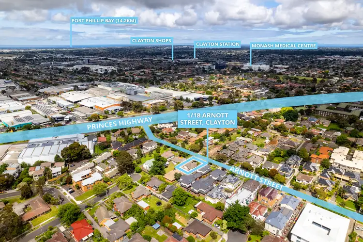 Fourth view of Homely unit listing, 1/18 Arnott Street, Clayton VIC 3168