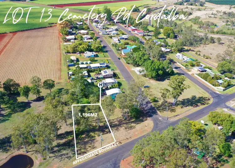 Main view of Homely land listing, Lot 13 CEMETERY ROAD, Cordalba QLD 4660