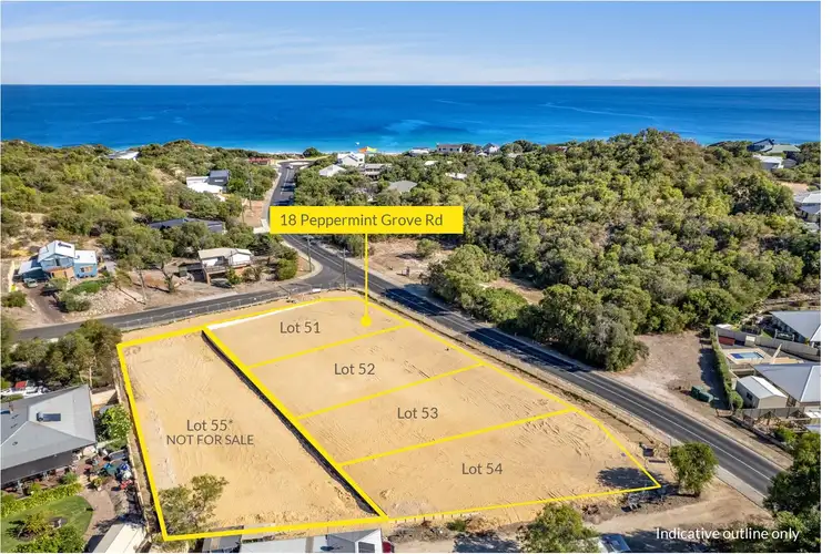 Main view of Homely land listing, 18 Peppermint Grove Road, Peppermint Grove Beach WA 6271
