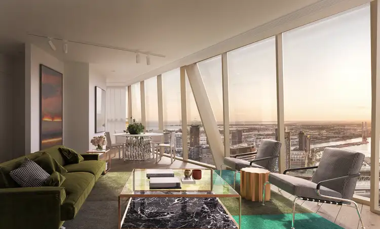 Second view of Homely apartment listing, 5710A/260 Spencer Street, Melbourne VIC 3000
