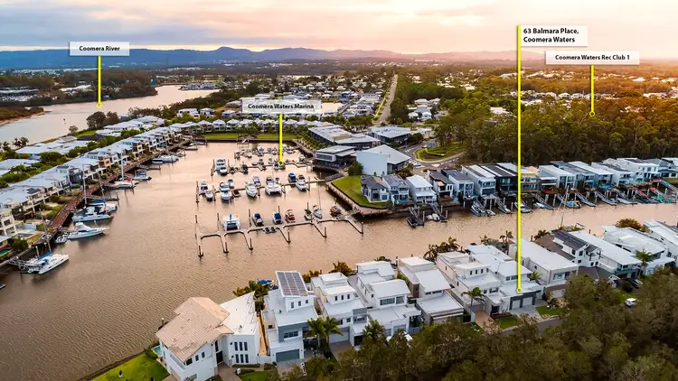 Main view of Homely house listing, 63 Balmara Place, Coomera Waters QLD 4209