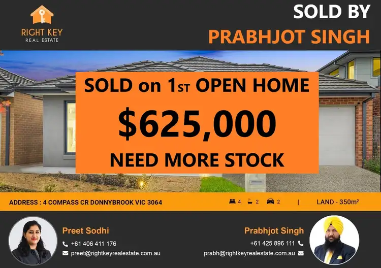 Main view of Homely house listing, 4 Compass Cr, Donnybrook VIC 3064