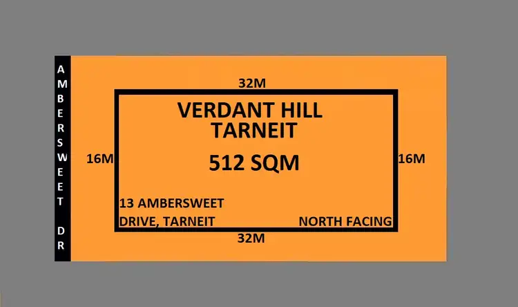 Main view of Homely land listing, 13 Ambersweet Drive, Tarneit VIC 3029