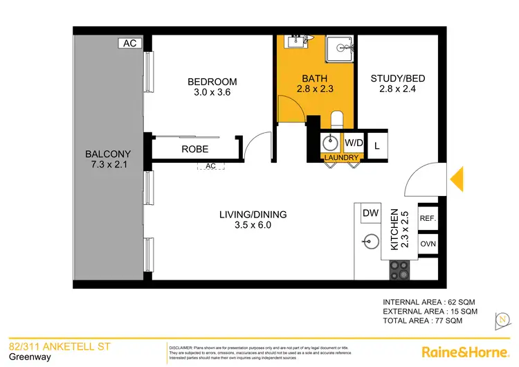 Second view of Homely apartment listing, 82/311 Anketell Street, Greenway ACT 2900