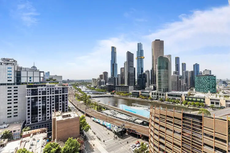 Second view of Homely apartment listing, 2206/7 Katherine Place, Melbourne VIC 3000
