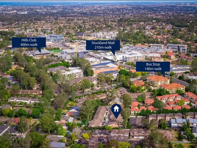 Second view of Homely villa listing, 34/1-5 Hill Street, Baulkham Hills NSW 2153