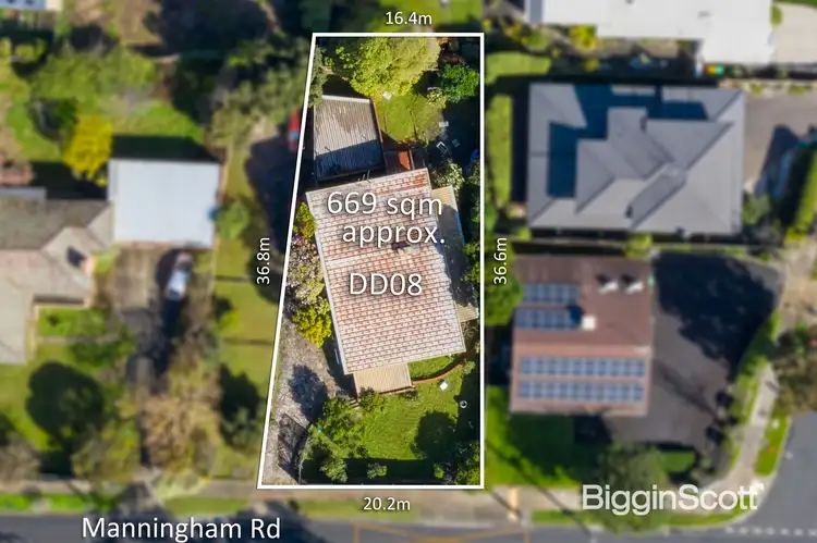Main view of Homely house listing, 134 Manningham Road, Bulleen VIC 3105