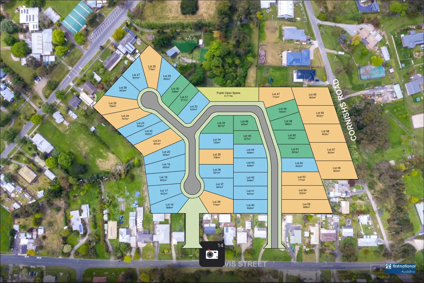 Main view of Homely land listing, LOT 18 18A Davis Street, Nyora VIC 3987