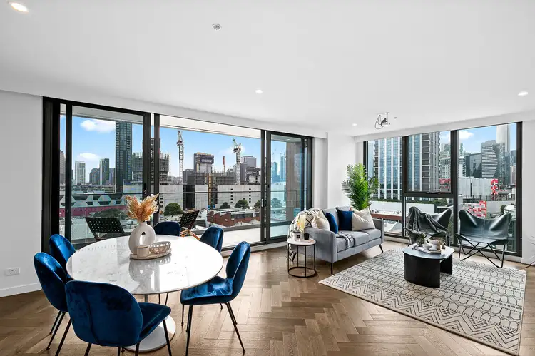 Second view of Homely apartment listing, 603/51 Thistlethwaite Street, South Melbourne VIC 3205