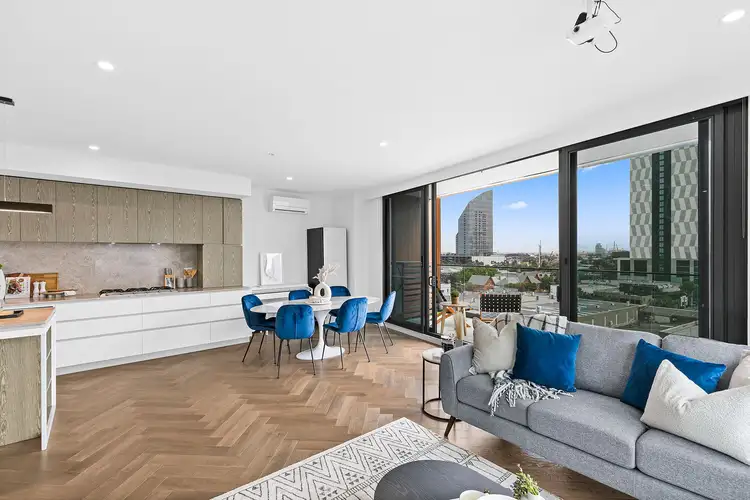 Third view of Homely apartment listing, 603/51 Thistlethwaite Street, South Melbourne VIC 3205