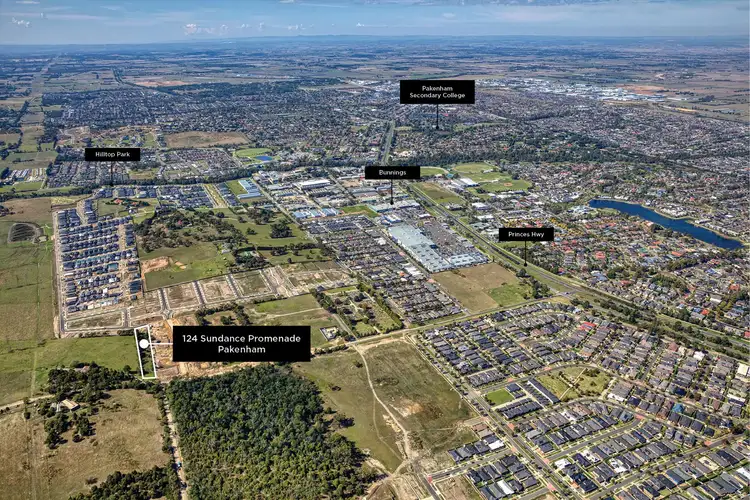 Main view of Homely land listing, 124 Sundance Promenade, Pakenham VIC 3810