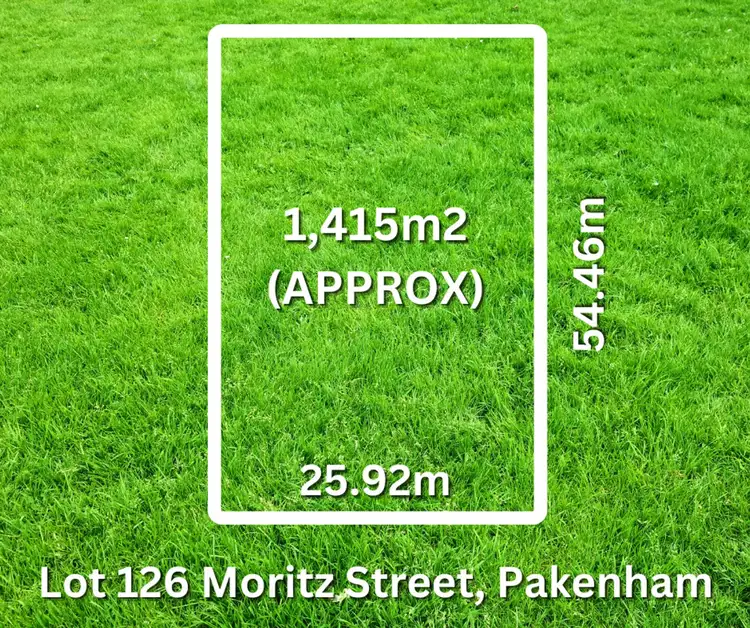 Lot 126 Moritz Street, Pakenham VIC 3810