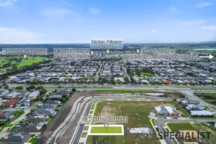 Third view of Homely land listing, 23 Herbert Street, Cranbourne VIC 3977