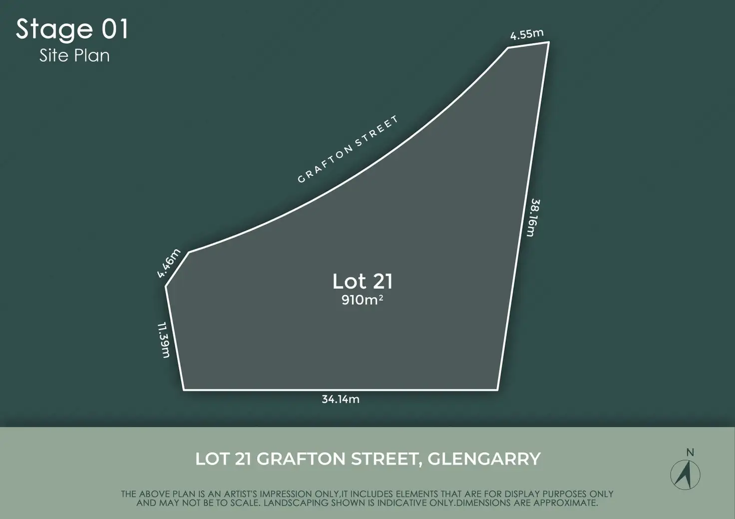 Main view of Homely land listing, Lot 21 Grafton Street, Glengarry VIC 3854