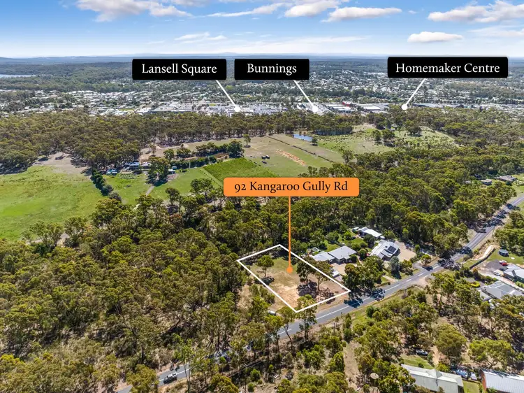 Main view of Homely land listing, 92 Kangaroo Gully Road, Kangaroo Flat VIC 3555