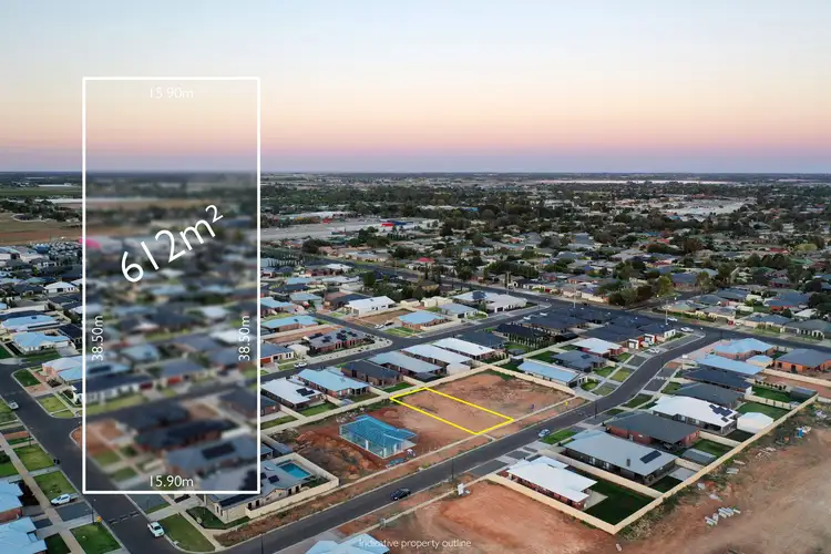 Main view of Homely land listing, 16 Trissino Drive, Mildura VIC 3500