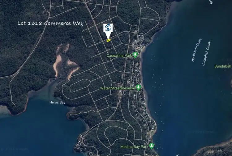 Main view of Homely land listing, Lot 1318 Commerce Way, North Arm Cove NSW 2324