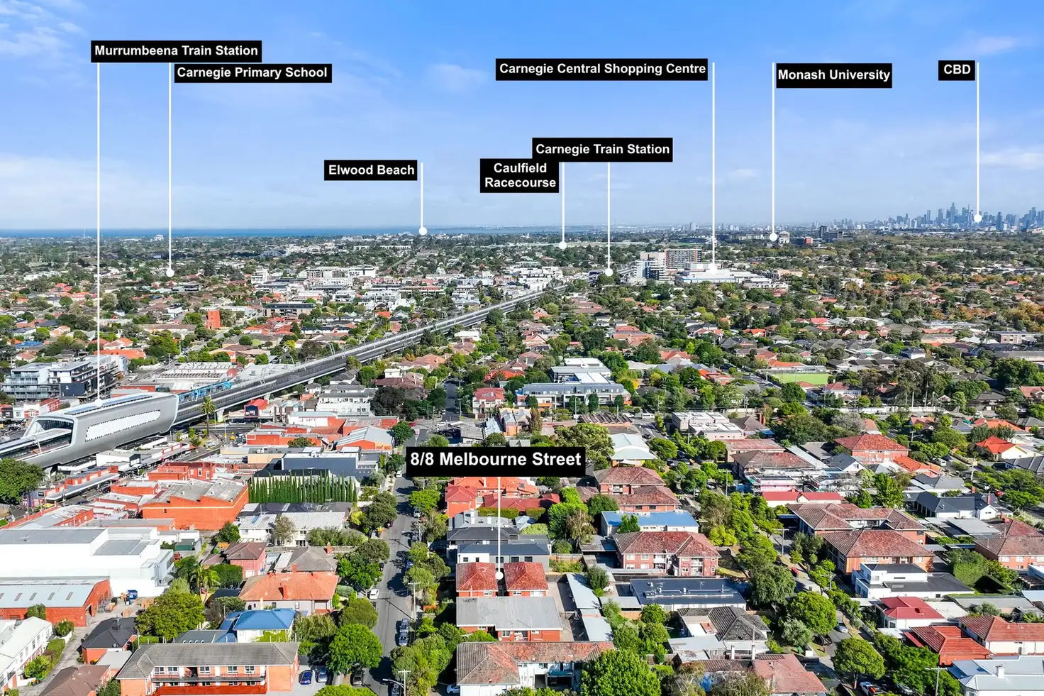 Main view of Homely apartment listing, 8/8 Melbourne Street, Murrumbeena VIC 3163