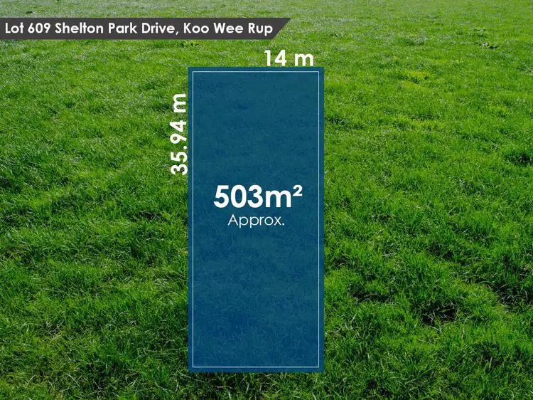 LOT Lot 609, 77 Shelton Park Drive, Koo Wee Rup VIC 3981