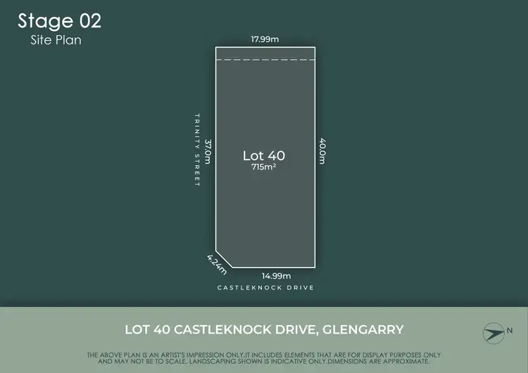 Main view of Homely land listing, Lot 40, 45 Castleknock Drive, Glengarry VIC 3854