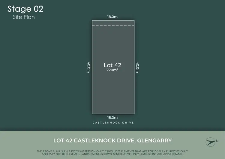 Main view of Homely land listing, Lot 42, 49 Castleknock Drive, Glengarry VIC 3854
