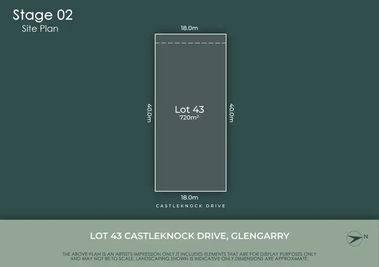 Main view of Homely land listing, Lot 43, 51 Castleknock Drive, Glengarry VIC 3854