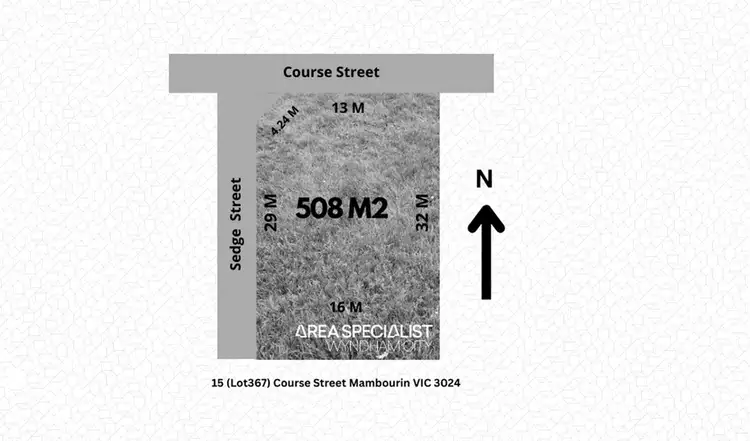 Main view of Homely land listing, 15 Course Street, Mambourin VIC 3024
