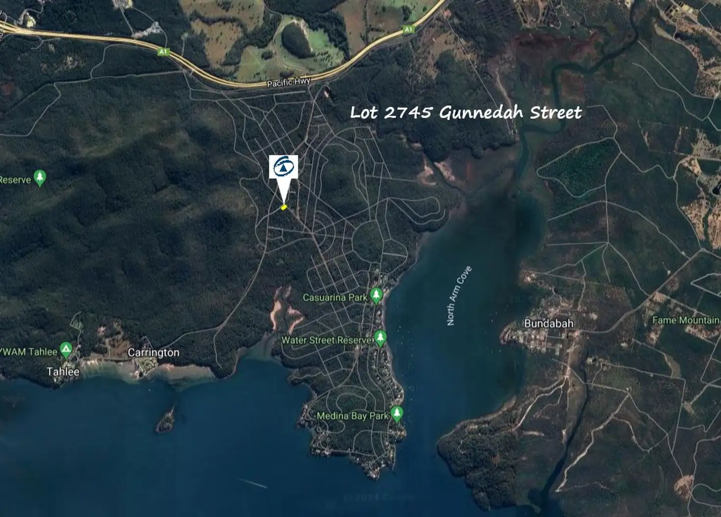 Main view of Homely land listing, Lot 2745 Gunnedah Street, North Arm Cove NSW 2324