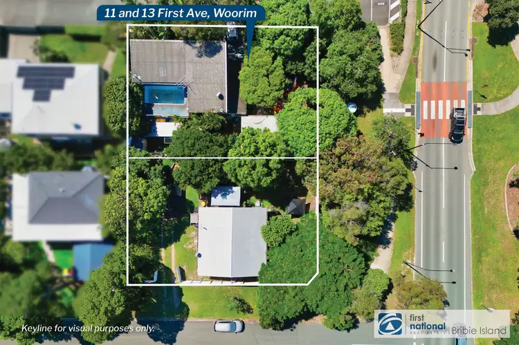 Second view of Homely house listing, 11 and 13 First Avenue, Woorim QLD 4507